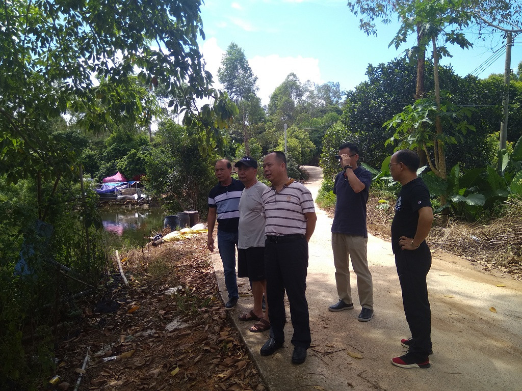 守住生存底线 化危机为机遇 --陈子召深入惠州广丰农牧公司调研